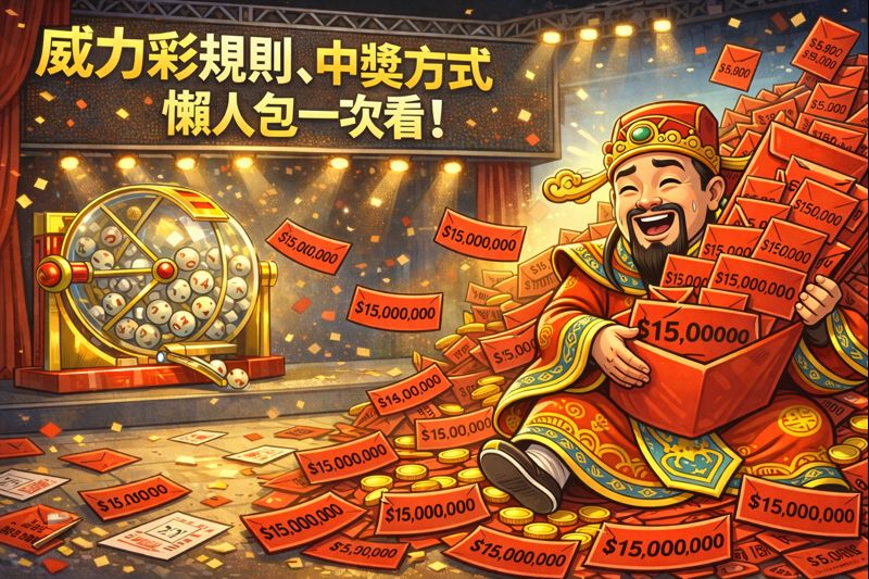 威力彩規則、中獎方式懶人包一次看！威力彩開獎日與直播時間公布！