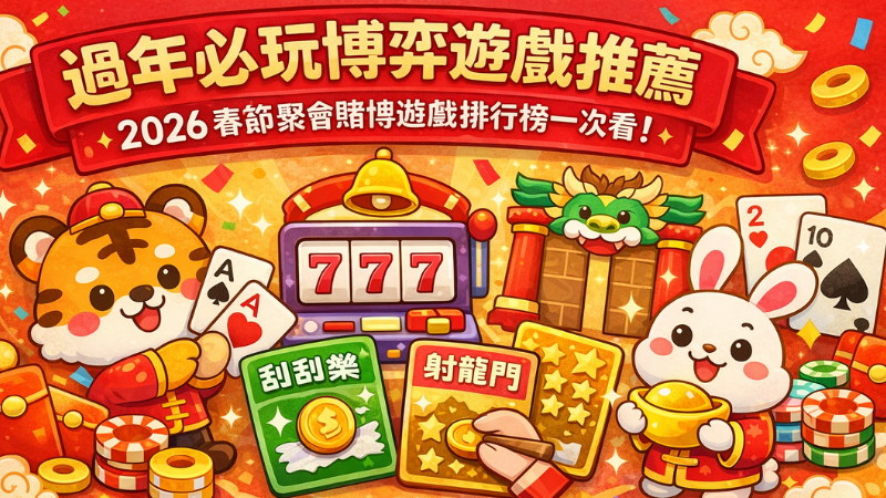 過年必玩博弈遊戲推薦
